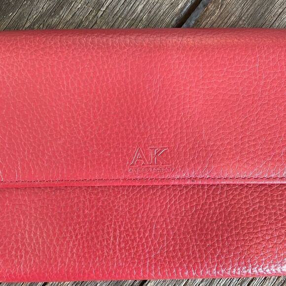 Ann Klein Leather Travel/Document Case aeauC - Picture 2 of 7